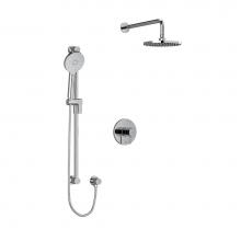 Riobel KIT323RUTMC-6-SPEX - Type T/P (thermostatic/pressure balance) 1/2'' coaxial 2-way system with hand shower and