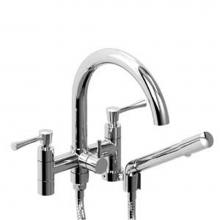 Riobel ED06LC - 6'' tub filler with handshower