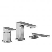 Riobel EQ16C - 3-piece Type P (pressure balance) deck-mount tub filler with handshower