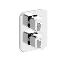 Riobel TEQ88C - 4-way no share Type T/P (thermostatic/pressure balance) coaxial valve trim