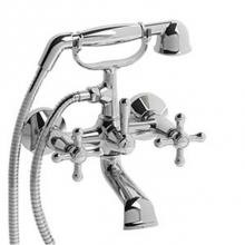 Riobel GN06+C - 6'' tub filler with hand shower