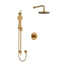 Riobel KIT#323MMRDXBG - Type T/P (thermostatic/pressure balance) 1/2'' coaxial 2-way system with hand shower and