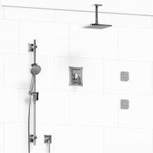 Riobel KIT#3545EFC-6-SPEX - Type T/P (thermostatic/pressure balance) 1/2'' coaxial 3-way system, hand shower rail, e