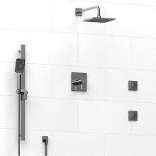 Riobel KIT#3545PFTQC - Type T/P (thermostatic/pressure balance) 1/2'' coaxial 3-way system, hand shower rail, e