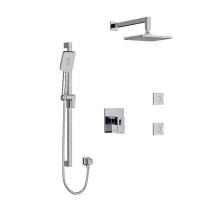 Riobel KIT#3545USBN - Type T/P (thermostatic/pressure balance)  1/2'' coaxial 3-way system, hand shower rail,