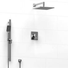 Riobel KIT#5123C-SPEX - Type T/P (thermostatic/pressure balance) 1/2'' coaxial 2-way system with hand shower and