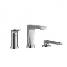 Riobel OD16C-SPEX - 3-piece Type P (pressure balance) deck-mount tub filler with hand shower PEX