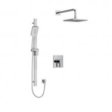 Riobel KIT323PFTQC-SPEX - Type T/P (Thermostatic/Pressure Balance) 1/2'' Coaxial 2-Way System With Hand Shower And