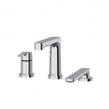 Riobel NB10C - 3-piece deck-mount tub filler with handshower