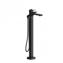 Riobel TZO39BK - Zendo™ Single Hole Floor Mount Tub Filler Trim