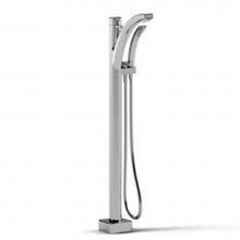 Riobel TSA37C - Salomé™ Single Hole Floor Mount Tub Filler Trim