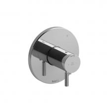 Riobel RUTM45KNC - 3-way Type T/P (thermostatic/pressure balance) coaxial complete valve