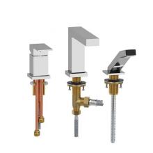 Riobel US16C-EX - 3-piece Type P (pressure balance) deck-mount tub filler with hand shower EXPANSION PEX