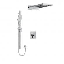 Riobel KIT2745PFTQC-SPEX - Type T/P (Thermostatic/Pressure Balance) 1/2'' Coaxial 3-Way System With Hand Shower Rai