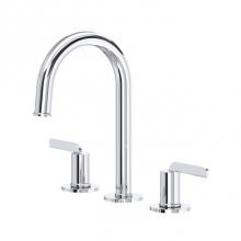 Riobel AURD08C - Authentica™ Widespread Lavatory Faucet With C-Spout