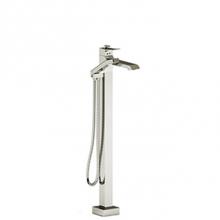 Riobel TZO39PN - 2-way Type T (thermostatic) coaxial floor-mount tub filler with hand shower trim