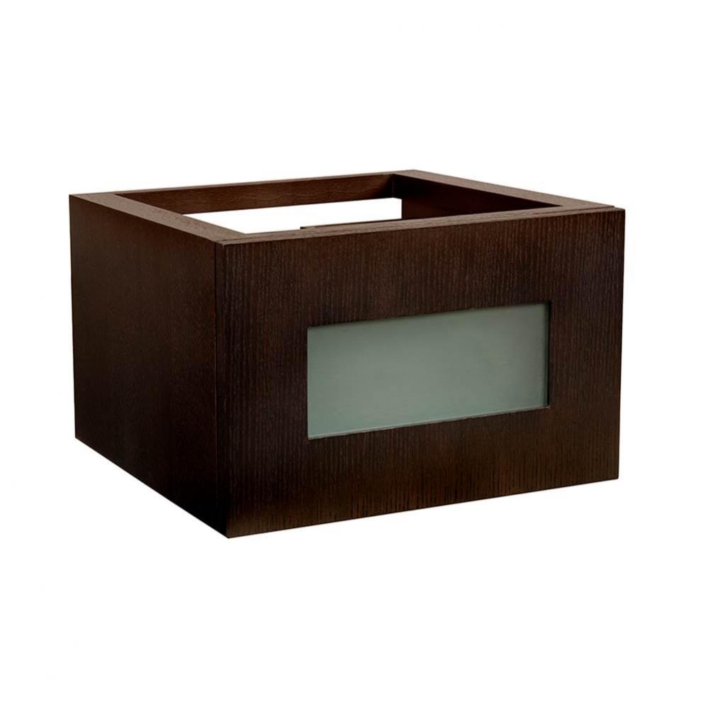 18'' Rebecca Wall Mount Bathroom Vanity Base Cabinet in Oak Toscana