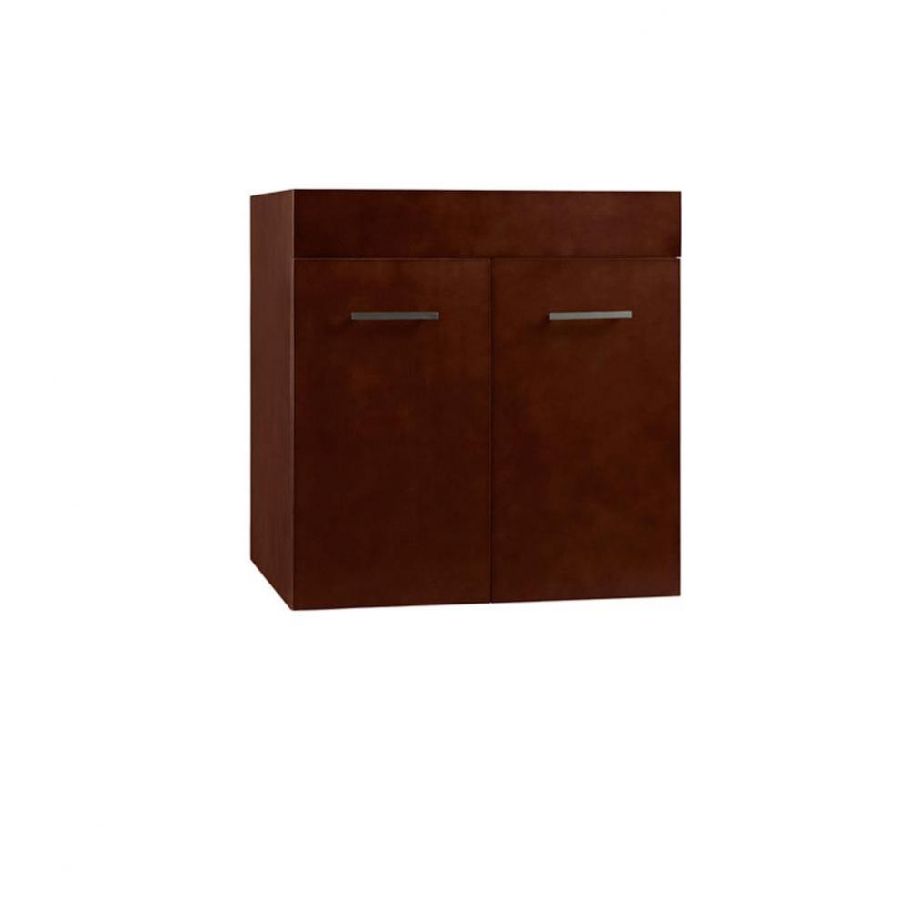 23'' Bella Wall Mount Bathroom Vanity Base Cabinet in Dark Cherry