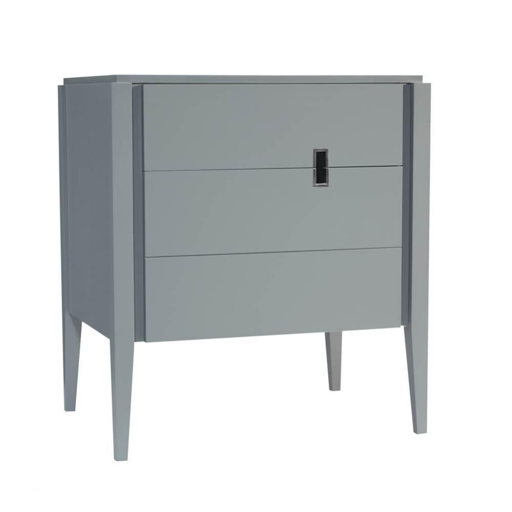 30'' Zoe Bathroom Vanity Cabinet Base in Slate Gray