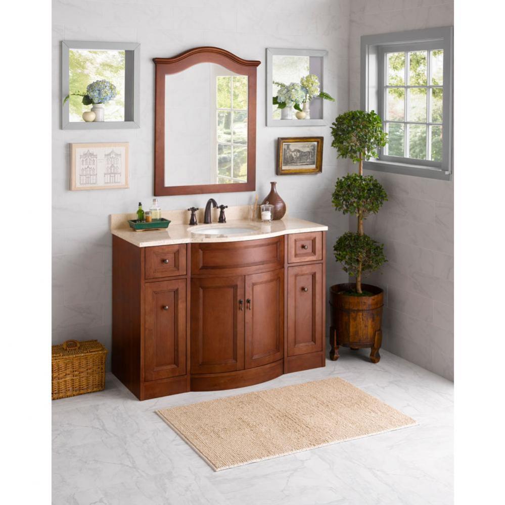 48'' Marcello  Bathroom Vanity Cabinet Base in Colonial Cherry