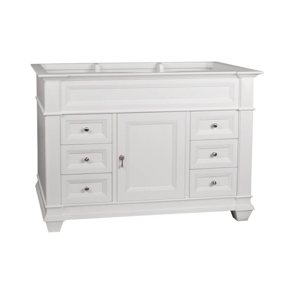 48'' Torino Bathroom Vanity Cabinet Base in White