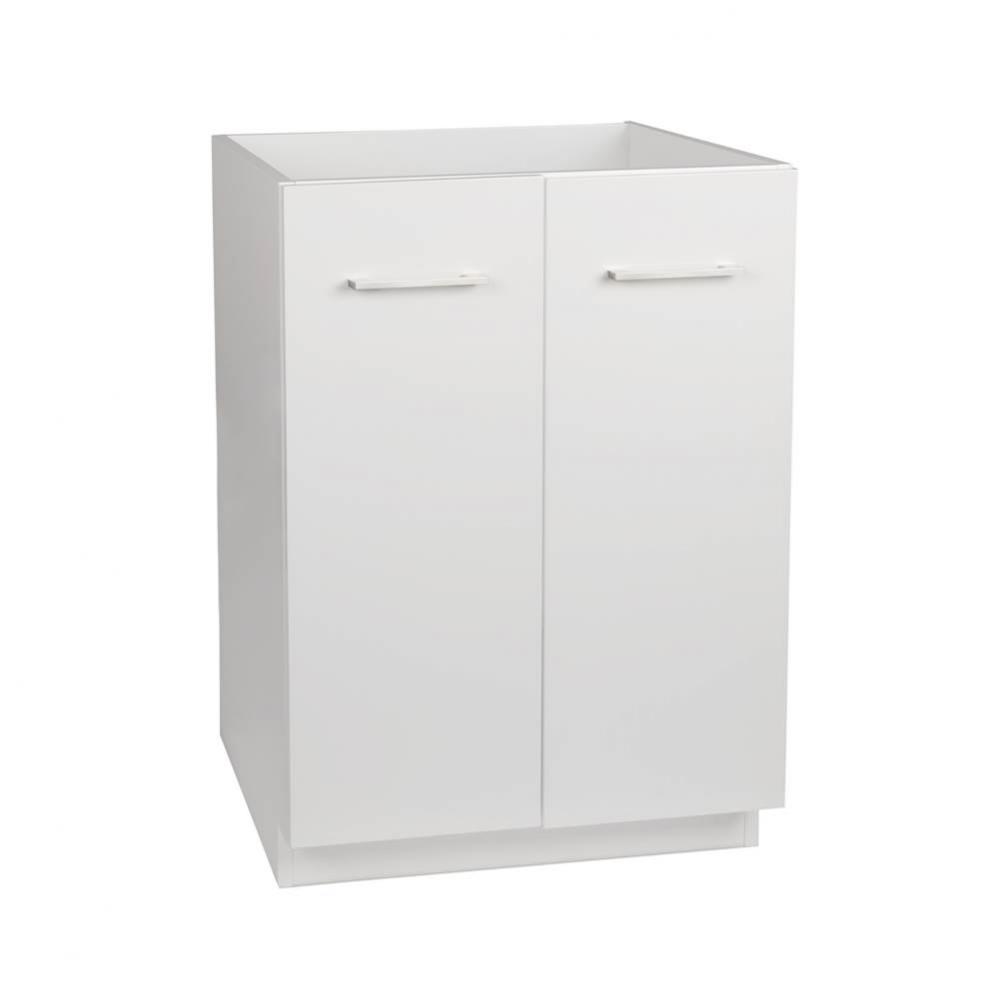 24'' Arden Eco-Friendly Bathroom Vanity Cabinet Base in Glossy White