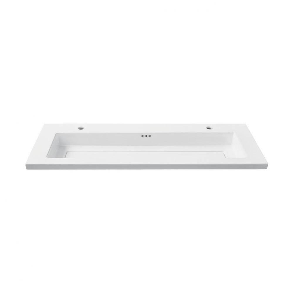 24'' Aravo Solutions sinktop in White - Single Faucet Hole