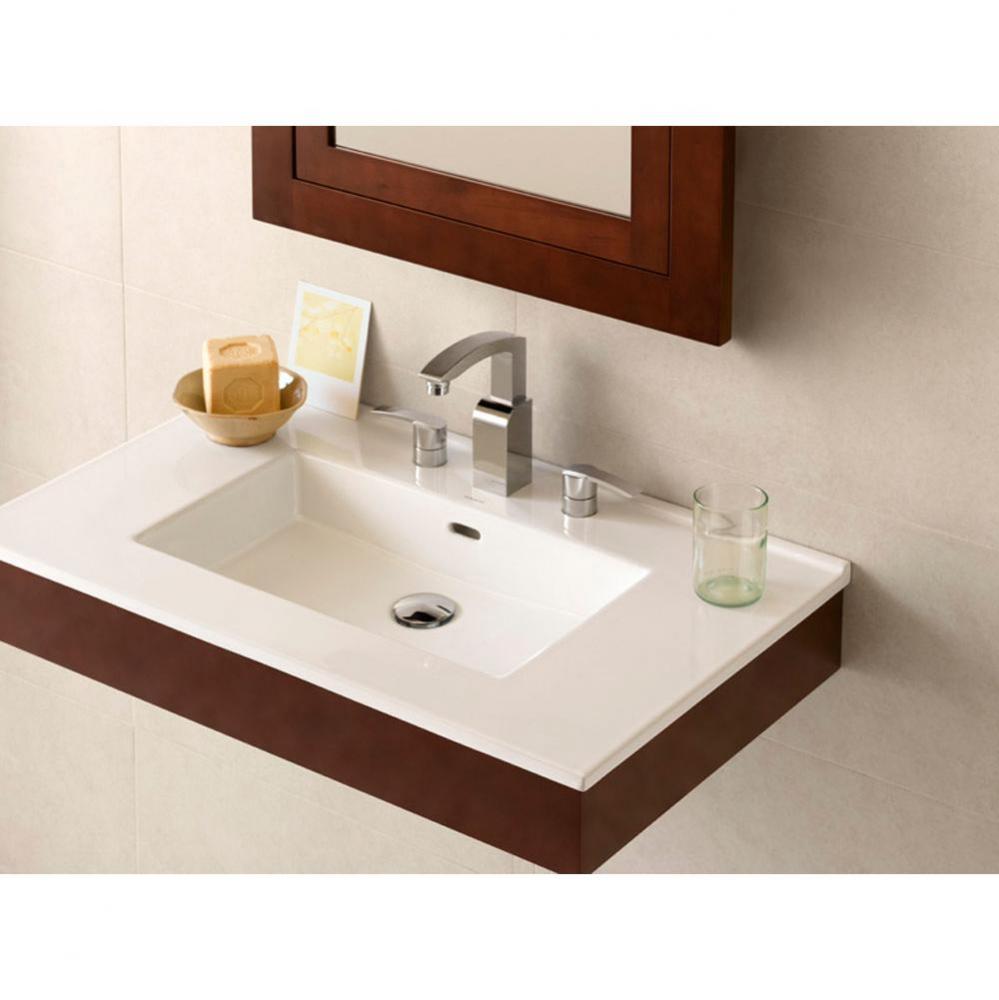 32'' Larisa™ Ceramic Sinktop with 8'' Widespread Faucet Hole in White