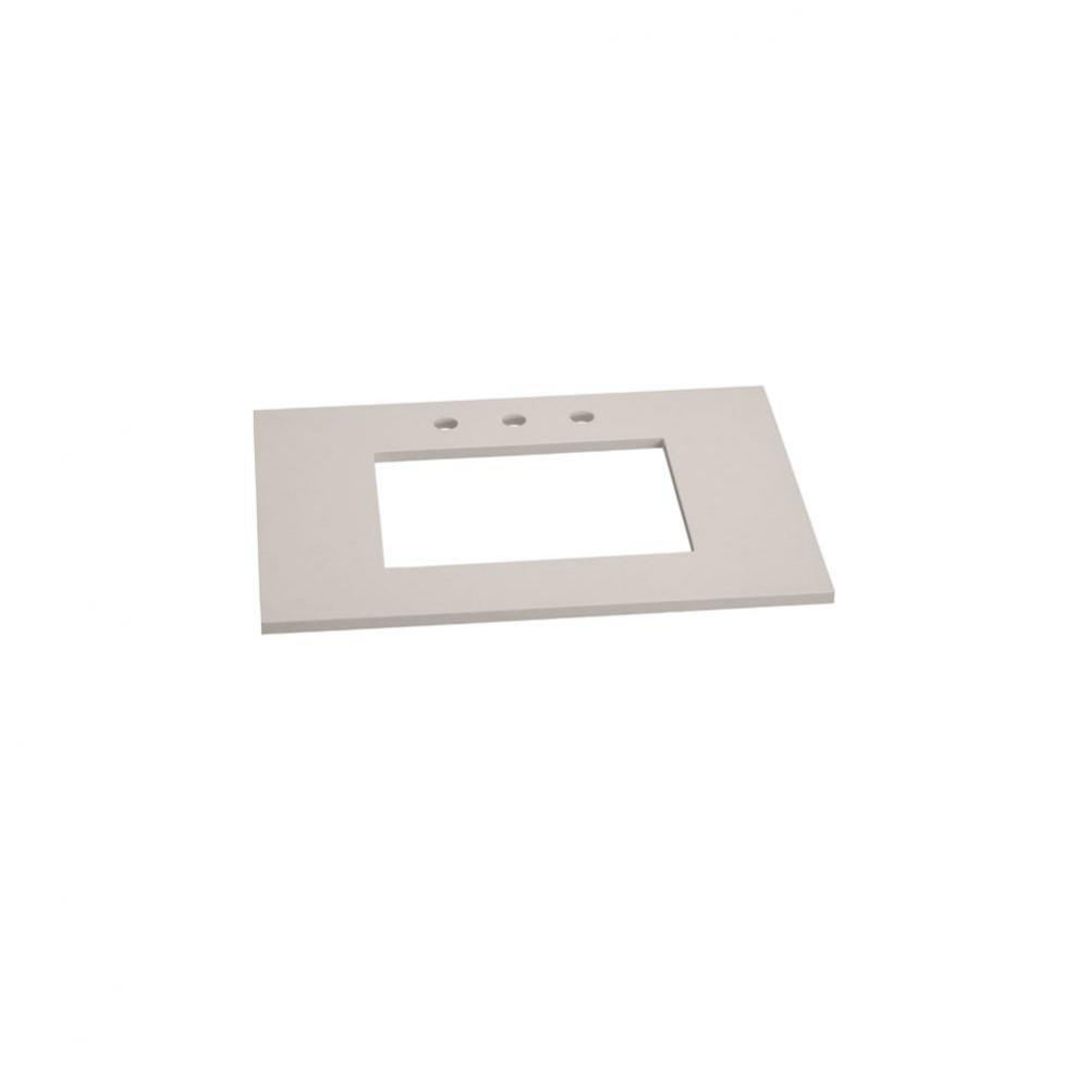 25'' x 22'' TechStone™ Vanity Top in Stone Gray - 3/4'' Thick