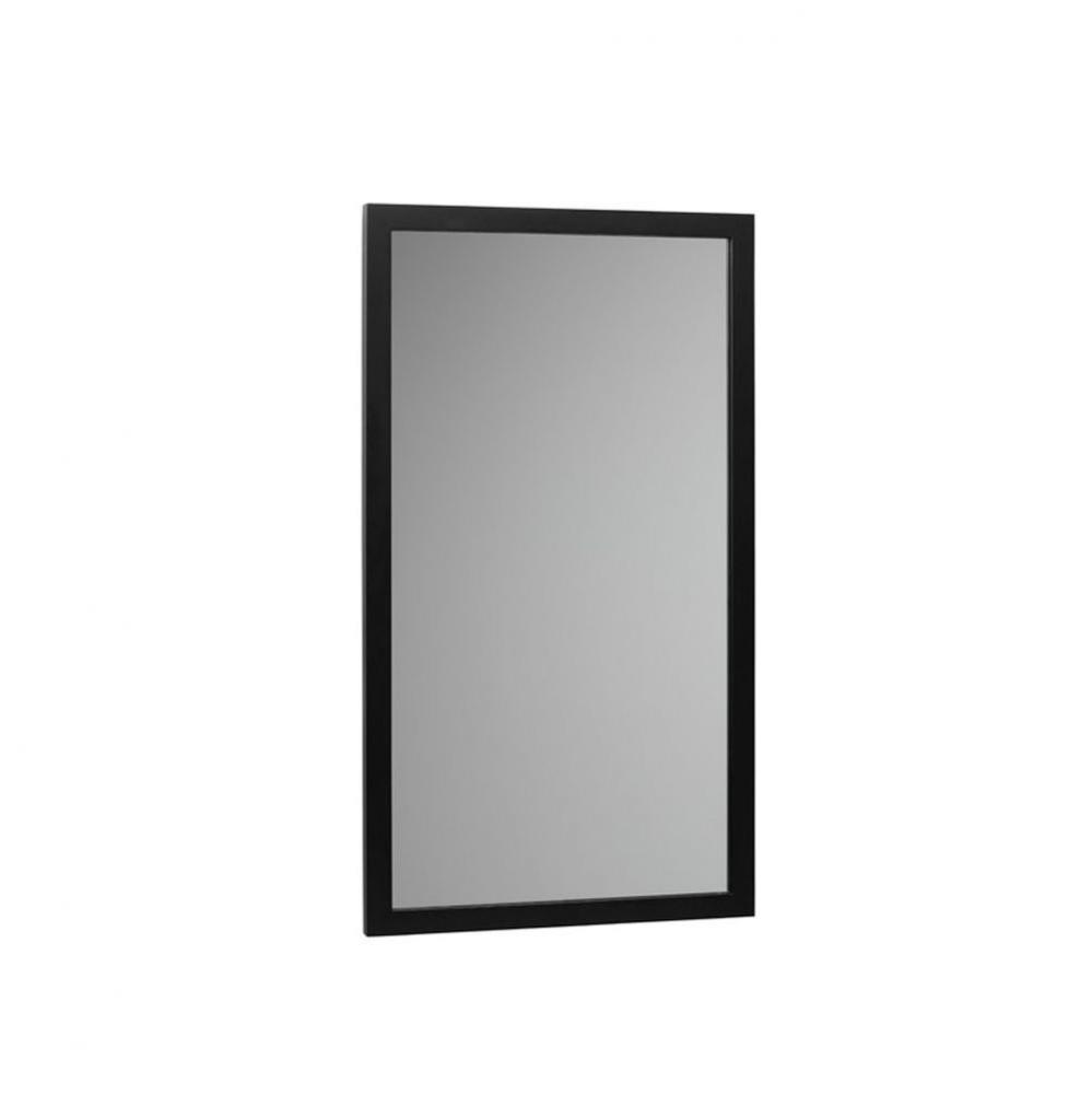 18'' Contemporary Solid Wood Framed Bathroom Mirror in White