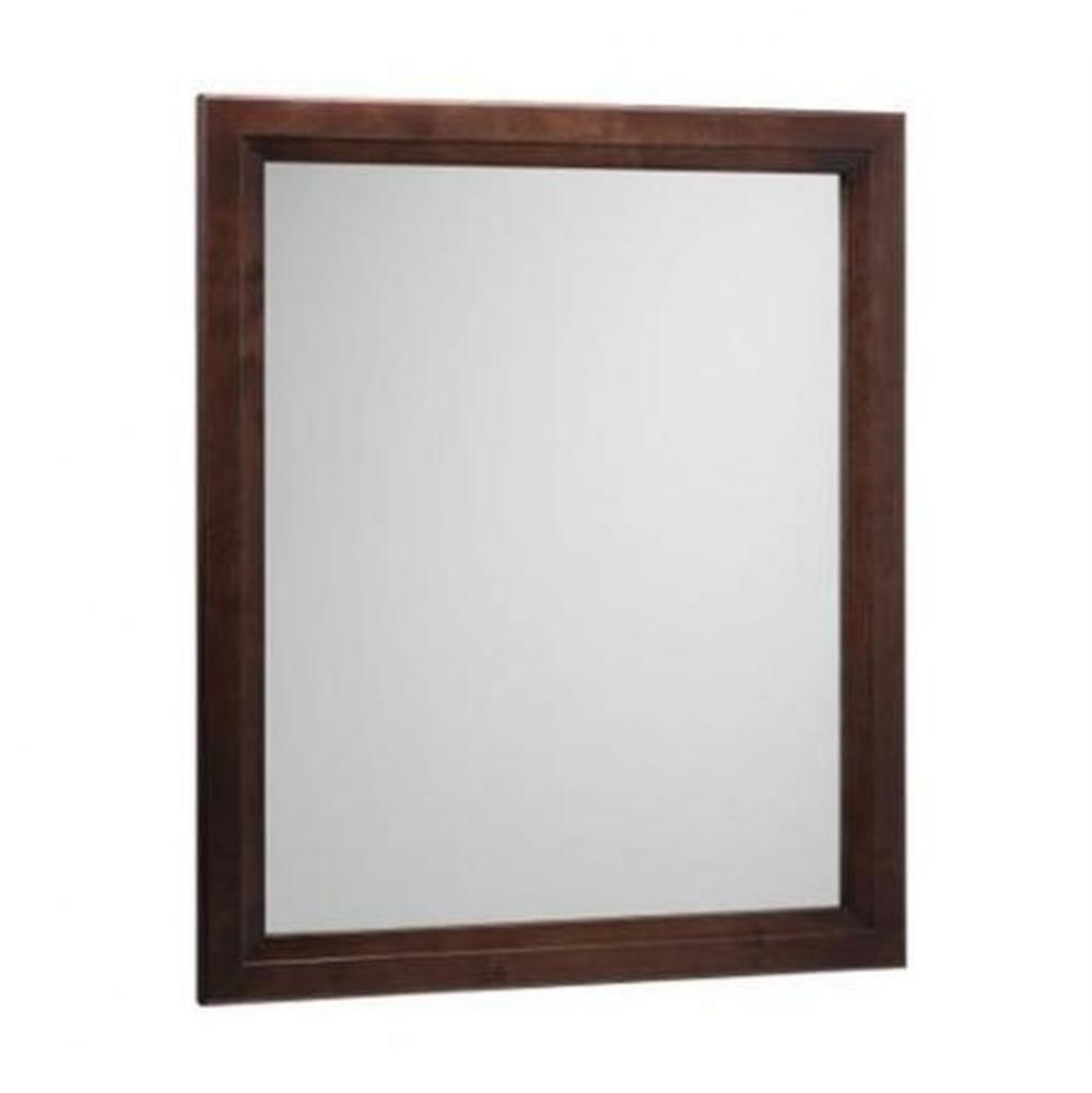 30'' Reuben Transitional  Solid Wood Framed Bathroom Mirror in Ocean Gray