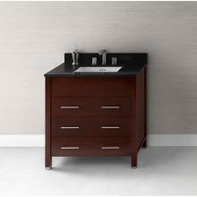 Ronbow 030331-H01 - 31'' Kali Bathroom Vanity Base Cabinet in Dark Cherry