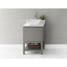 Ronbow 034823-E01 - 23'' Ariella Bathroom Vanity Base Cabinet with Leg in Blush Taupe