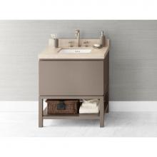 Ronbow 034831-E01 - 31'' Ariella Bathroom Vanity Base Cabinet with Leg in Blush Taupe