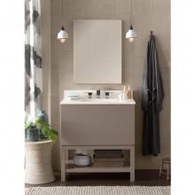 Ronbow 034831-E12 - 31'' Ariella Bathroom Vanity Base Cabinet with Leg in Slate Gray