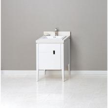 Ronbow 038224-E23 - 24'' Zoe Bathroom Vanity Cabinet Base in Glossy White