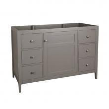 Ronbow 051748-3-F20 - 48'' Briella Bathroom Vanity Cabinet Base with Tapered Leg in Empire Gray