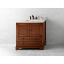 Ronbow 065136-F11 - 36'' Milano Bathroom Vanity Cabinet Base in Colonial Cherry