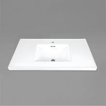 Ronbow 212849-1-WH - 49'' Atrium sinktop single hole