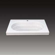 Ronbow 213331-1-WH - 31'' Ashland™ Ceramic Utility Sinktop with Single Faucet Hole in White