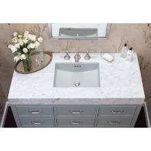 Ronbow 303349-8-MY - 49'' x 22'' WideAppeal™ Marble Vanity Top in Cream Beige - 2 3/4''