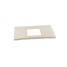 Ronbow 308031-8-MY - 31'' x 22'' Torino Marble Vanity Top in Cream Beige