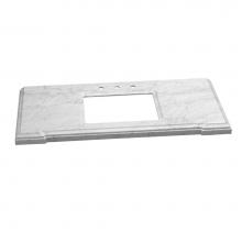 Ronbow 308049-8-CW - 49'' x 22'' Torino Marble Vanity Top in Carrara White