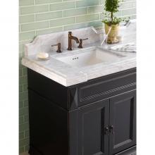 Ronbow 308073-8D-CW - 73'' x 22'' Torino Marble Vanity Top in Carrara White