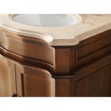 Ronbow 309231-8-MY - 31'' x 22'' Bordeaux Marble Vanity Top in Cream Beige