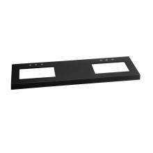 Ronbow 363361-8D-Q02 - 61'' x 22'' TechStone™  WideAppeal™ Vanity Top in Broad Black - 2 3/4&apos