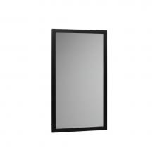 Ronbow 600118-B02 - 18'' Contemporary Solid Wood Framed Bathroom Mirror in White