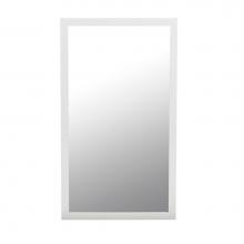 Ronbow 600118-E23 - 18'' Alina Contemporary Solid Wood Framed Bathroom Mirror in Glossy White