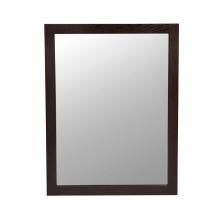 Ronbow 600124-E82 - 24'' Alina Contemporary Solid Wood Framed Bathroom Mirror in Oak Toscana