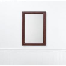 Ronbow 603124-F13 - 24'' Reuben Transitional Solid Wood Framed Bathroom Mirror in Café Walnut